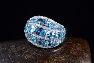 ENZO珠寶白18K金彩色寶石鑲嵌鉆石戒指 第2頁