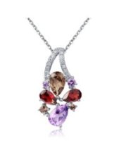 亞馬遜 珠寶首飾:茶晶 - 項鏈、吊墜